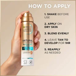 Garnier Ambre Solaire Natural Bronzer Quick Drying Self Tan Body Mist Dark 150ml 9 Garnier Ambre Solaire Natural Bronzer Quick Drying Self Tan Body Mist Dark 150ml -Skincare Store 10487827 1515080443115323