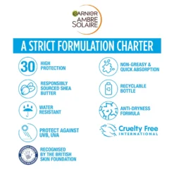 Garnier Ambre Solaire Ultra-Hydrating Shea Butter Sun Protection Cream SPF30 200ml 9 Garnier Ambre Solaire Ultra-Hydrating Shea Butter Sun Protection Cream SPF30 200ml -Skincare Store 10487856 3275080444232256