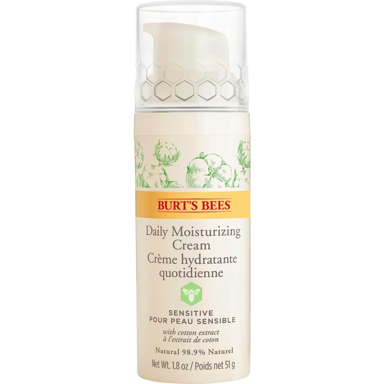 Burt's Bees Sensitive Daily Moisturising Cream 50g 2 Burt's Bees Sensitive Daily Moisturising Cream 50g - Image 2