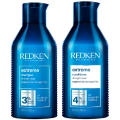 Redken Extreme Shampoo And Conditioner Strength Repair Protein Bundle For Damaged Hair 2 X 300ml