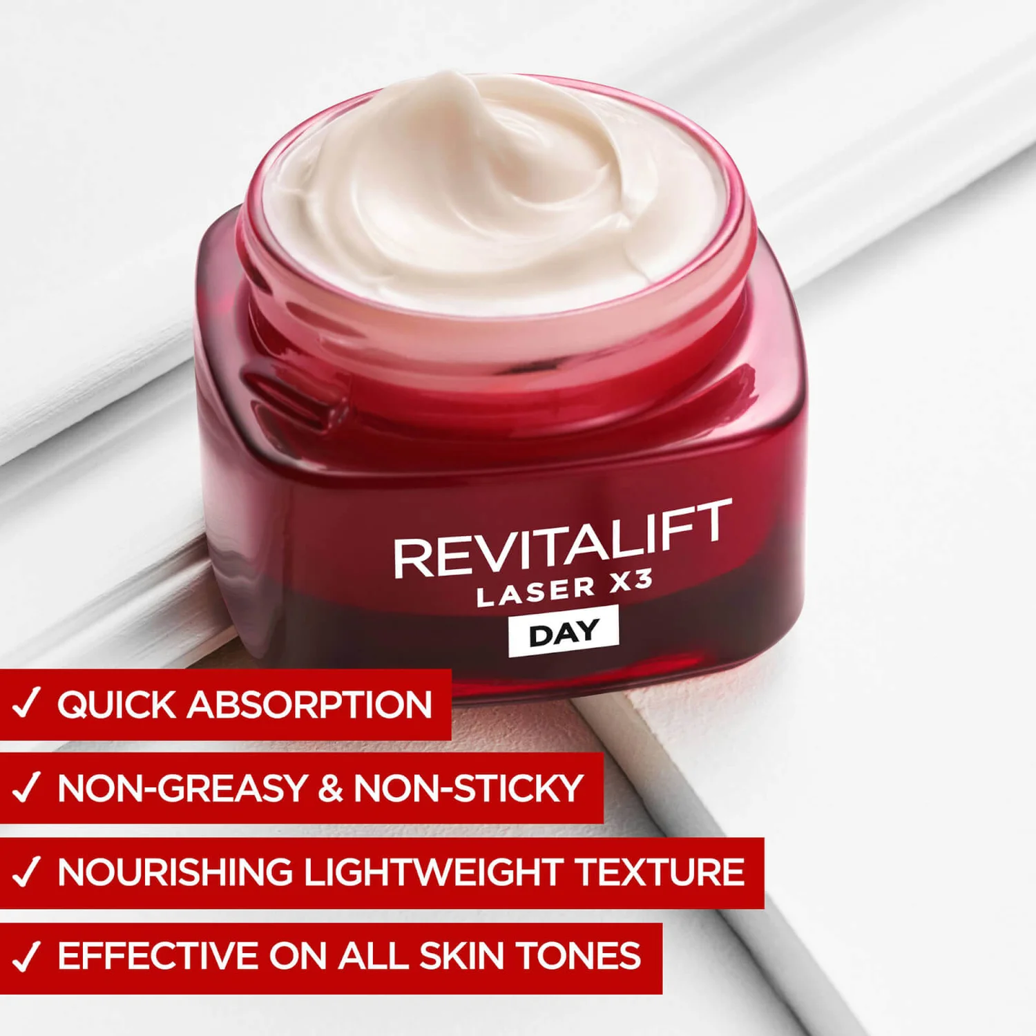 L’Oréal Paris L'Oréal Paris Dermo Expertise Revitalift Laser Renew Advanced Anti-Aging Moisturiser - Triple Action (50ml) 3 L’Oréal Paris L'Oréal Paris Dermo Expertise Revitalift Laser Renew Advanced Anti-Aging Moisturiser - Triple Action (50ml) - Image 3