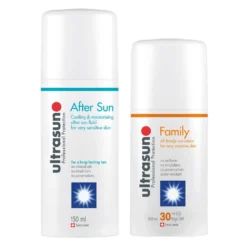 Ultrasun Family SPF 30 - Super Sensitive (100ml) And Ultrasun Aftersun
