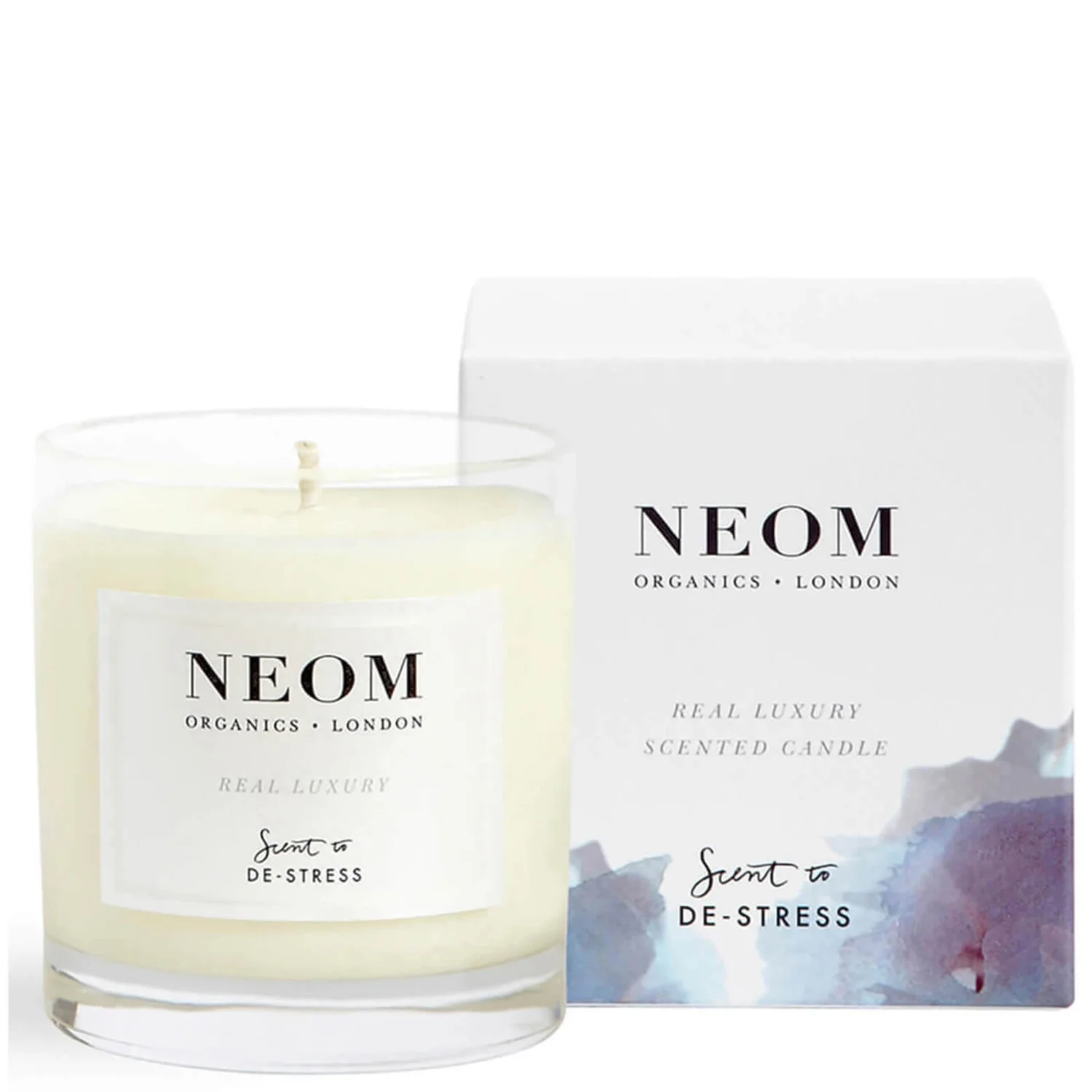 NEOM Real Luxury De-Stress Scented 1 Wick Candle 1 NEOM Real Luxury De-Stress Scented 1 Wick Candle