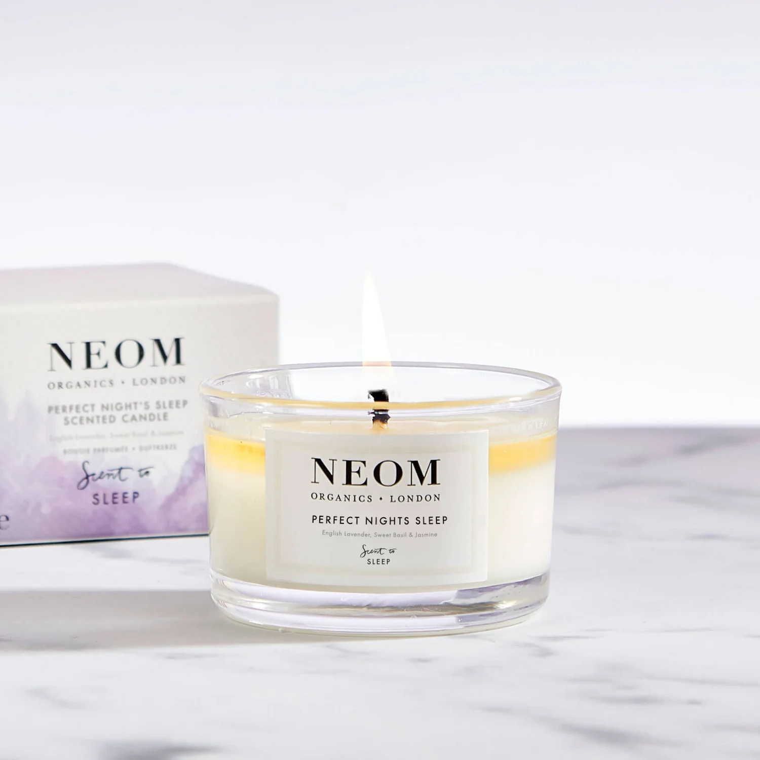 NEOM Perfect Nights Sleep Scented Travel Candle 3 NEOM Perfect Nights Sleep Scented Travel Candle - Image 3