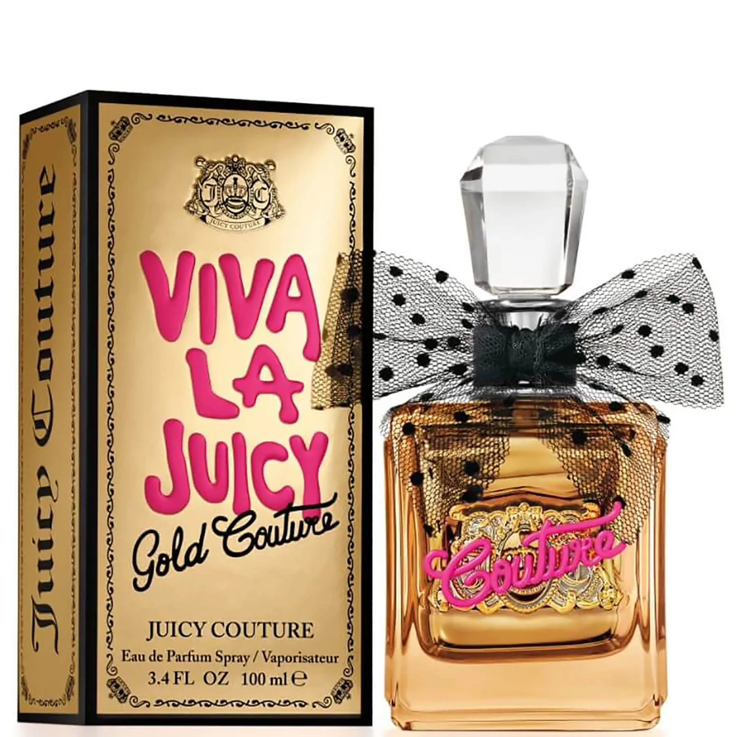 Juicy Couture Viva La Juicy Gold Eau De Parfum - 100ml 2 Juicy Couture Viva La Juicy Gold Eau De Parfum - 100ml - Image 2