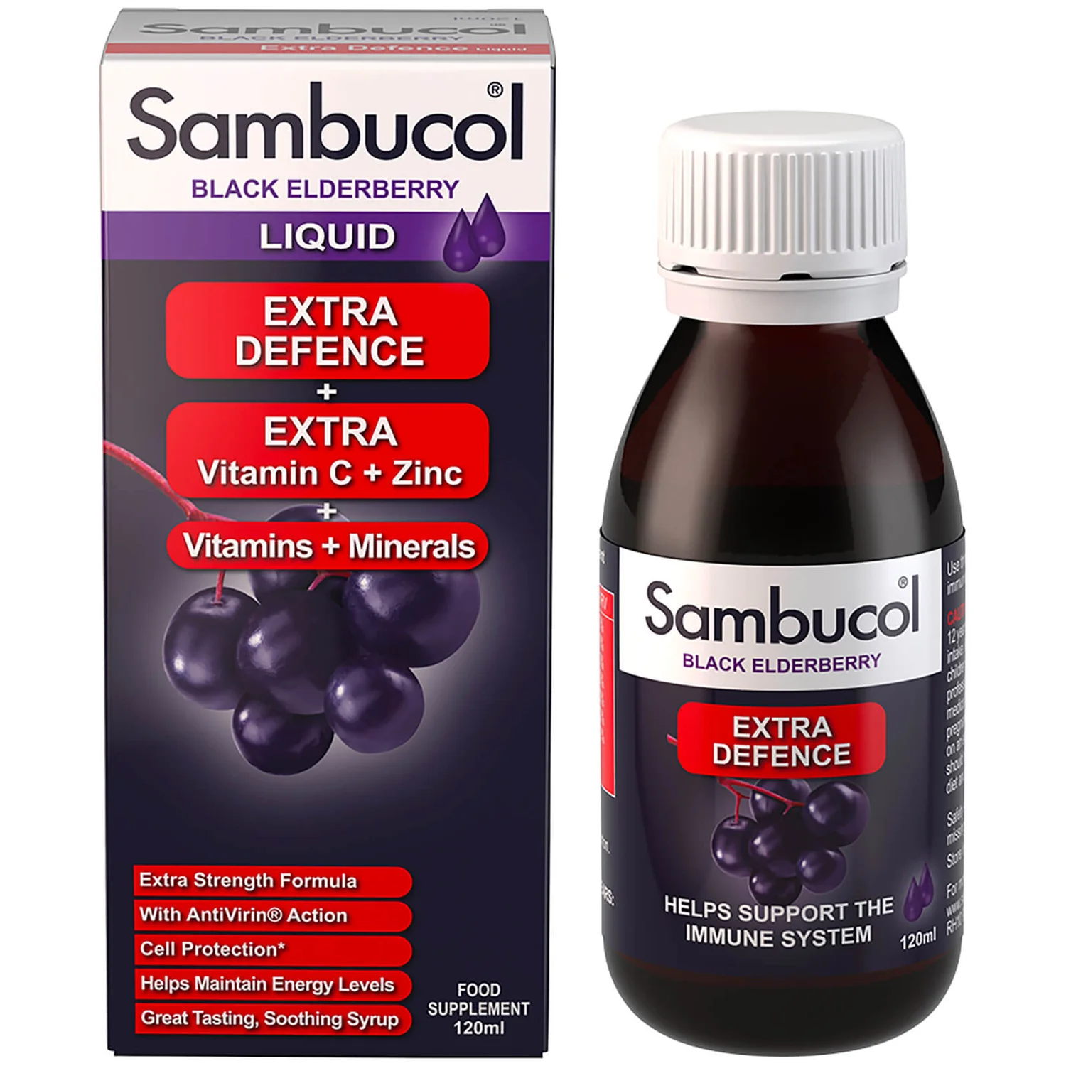 Sambucol Extra Defence (120ml) 1 Sambucol Extra Defence (120ml)