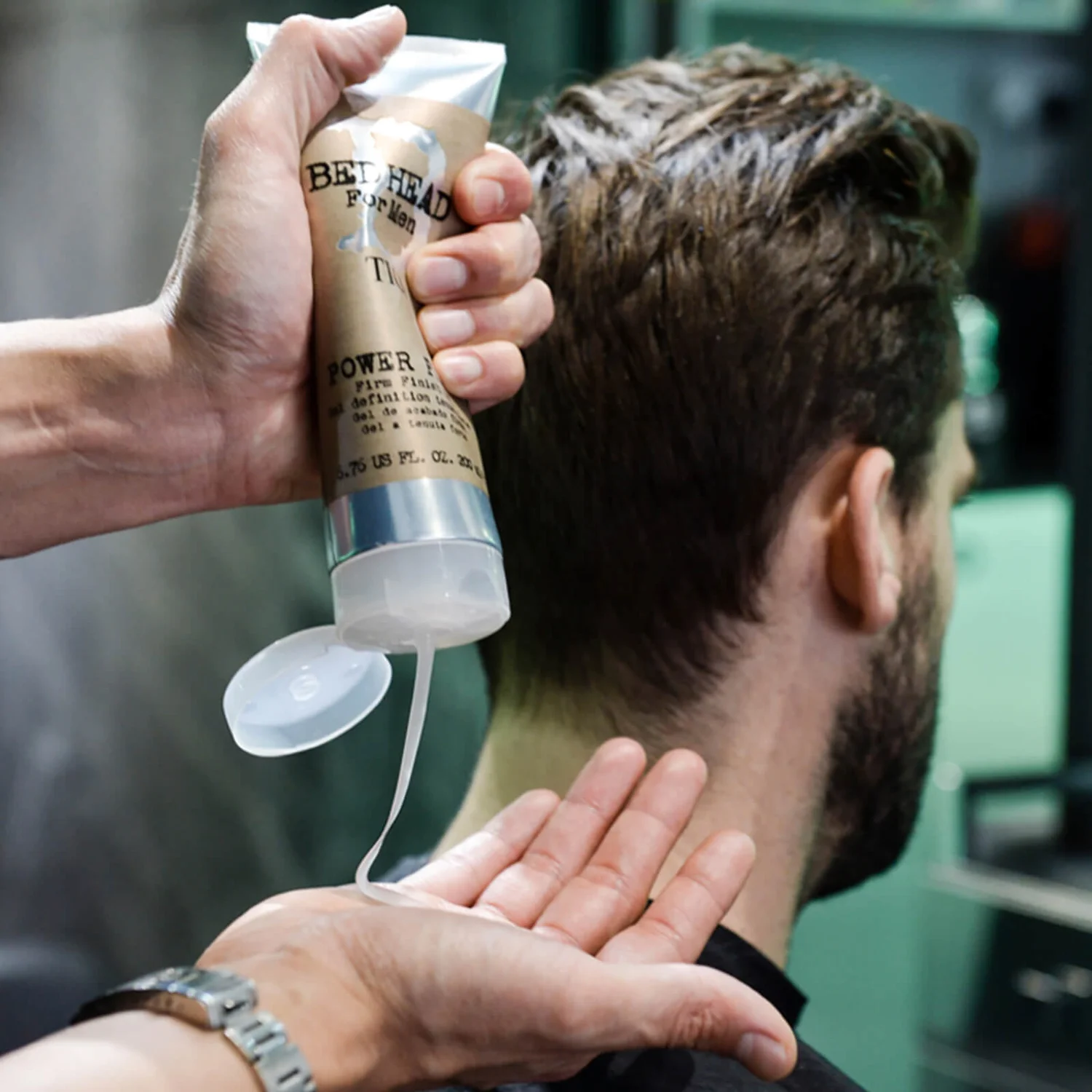 TIGI Bed Head For Men Power Play Firm Finish Gel (200ml) 2 TIGI Bed Head For Men Power Play Firm Finish Gel (200ml) - Image 2