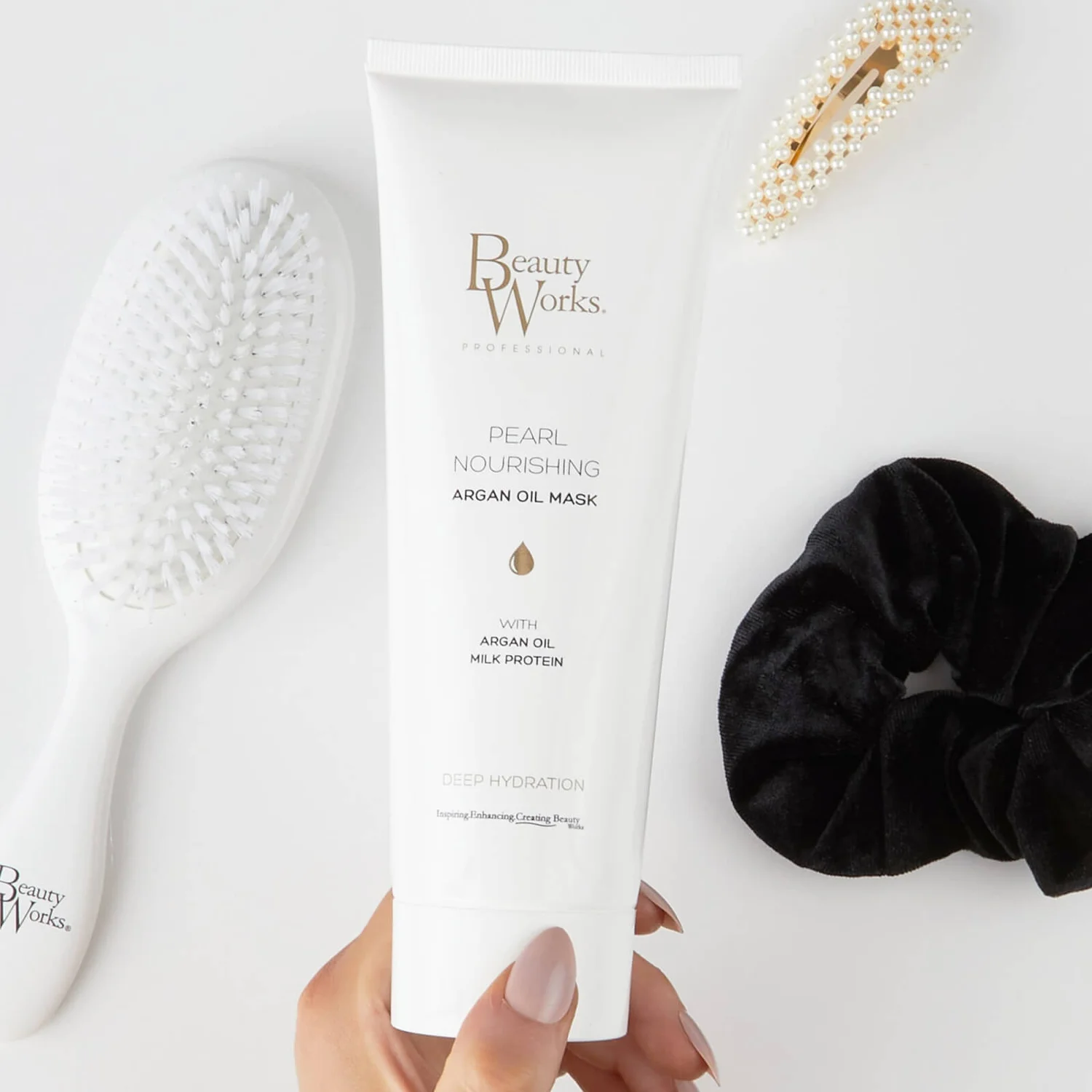 Beauty Works Pearl Nourishing Argan Oil Mask 250ml 2 Beauty Works Pearl Nourishing Argan Oil Mask 250ml - Image 2