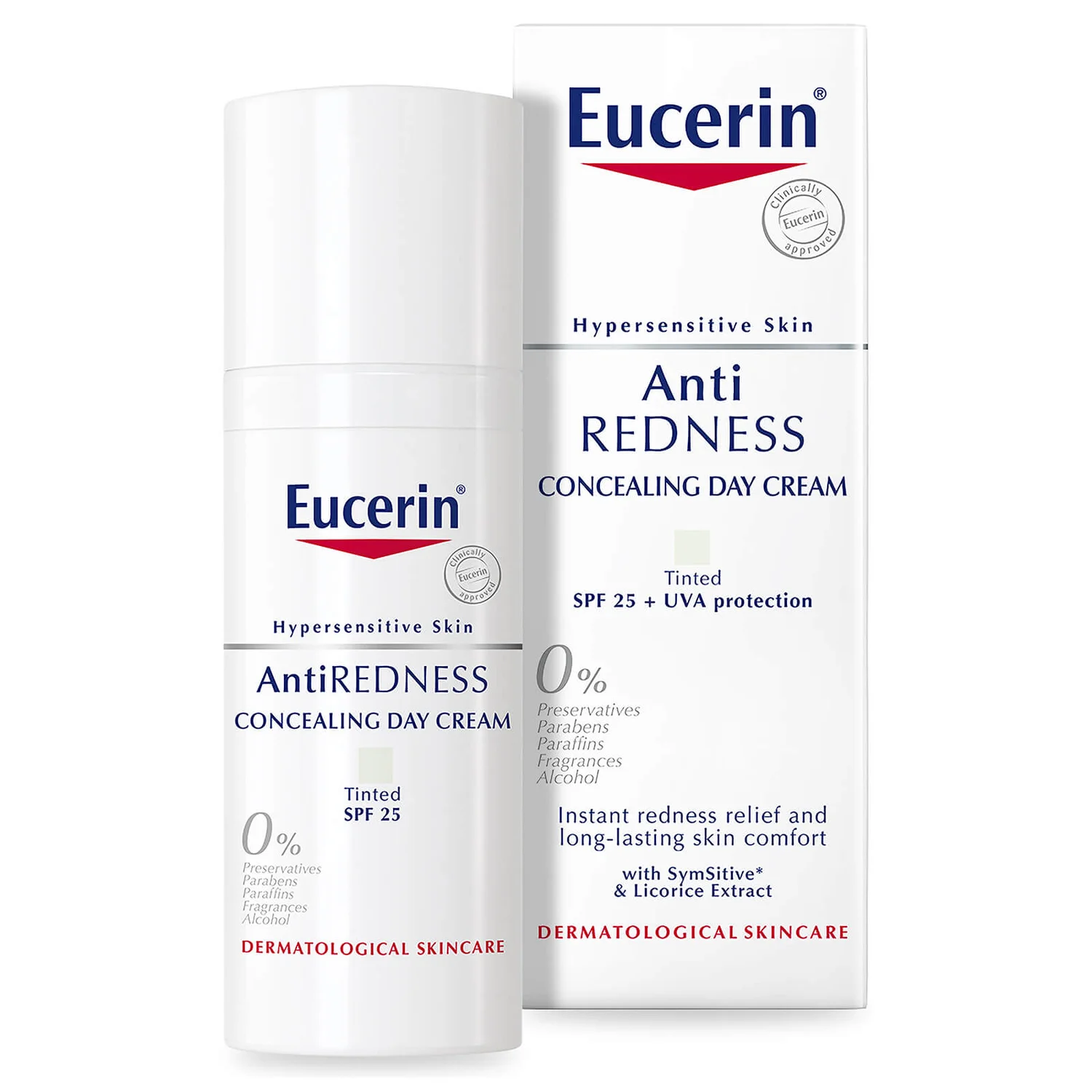 Eucerin AntiRedness Concealing Day Cream SPF25 Tinted 50ml 1 Eucerin AntiRedness Concealing Day Cream SPF25 Tinted 50ml