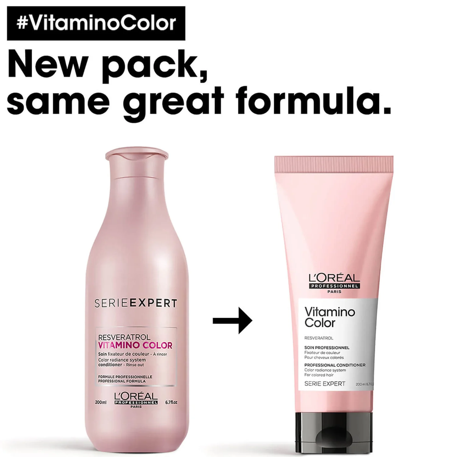 L'Oréal Professionnel Serie Expert Vitamino Colour Conditioner (200ml) 2 L'Oréal Professionnel Serie Expert Vitamino Colour Conditioner (200ml) - Image 2