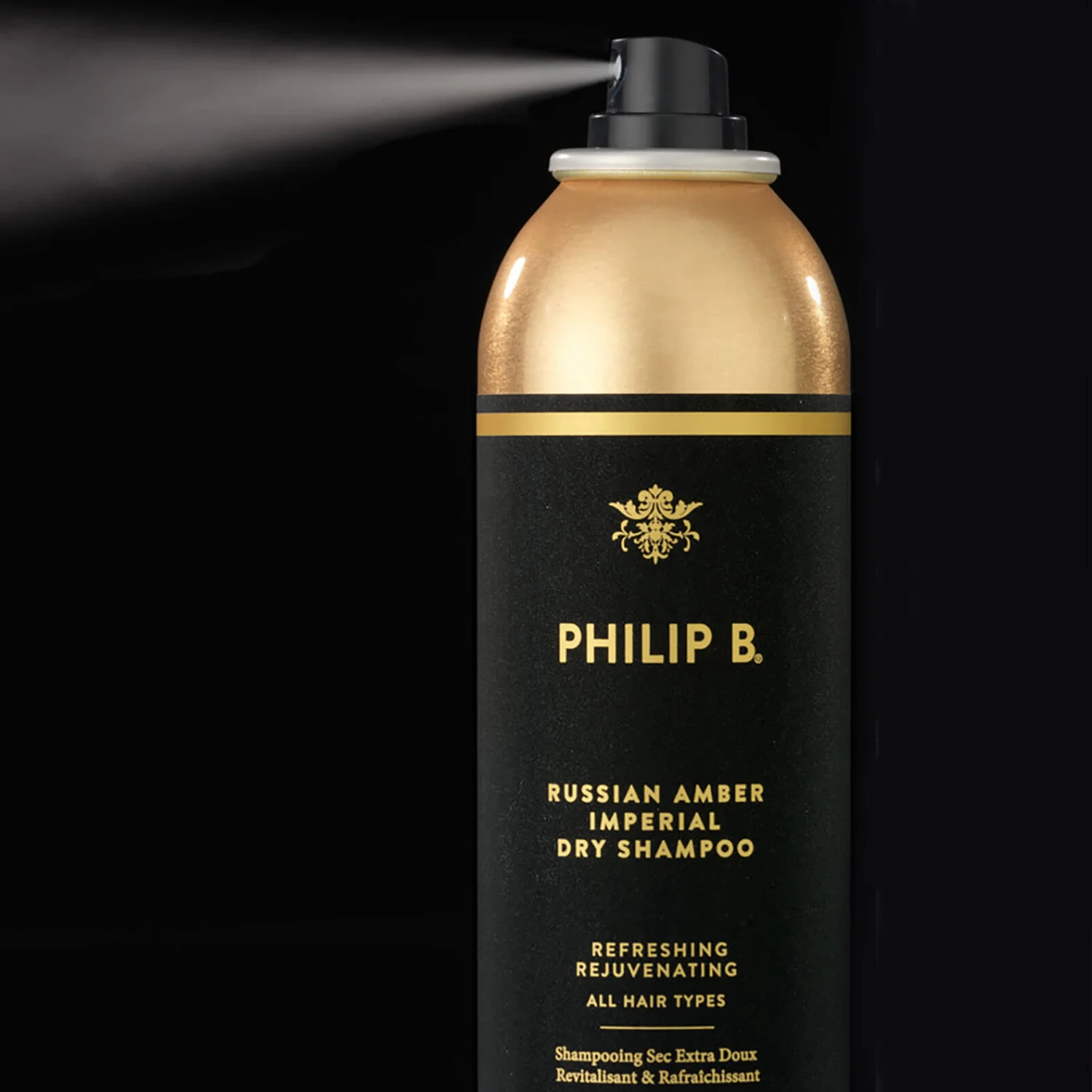 Philip B Russian Amber Imperial Dry Shampoo (260ml) 2 Philip B Russian Amber Imperial Dry Shampoo (260ml) - Image 2