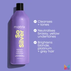 Matrix Total Results Colour Obsessed So Silver Shampoo (1000ml) -Skincare Store 11190044 4305090833393623