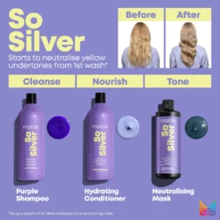 Matrix Total Results Colour Obsessed So Silver Shampoo (1000ml) -Skincare Store 11190044 8815090833451493