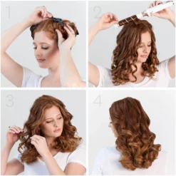 T3 Undone Waves Straight Barrel Curling Iron