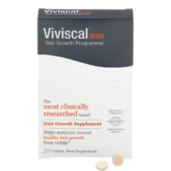 Viviscal Zinc And Flax Seed Hair Supplement Tablets For Men - 30 Tablets (2 Week Supply)