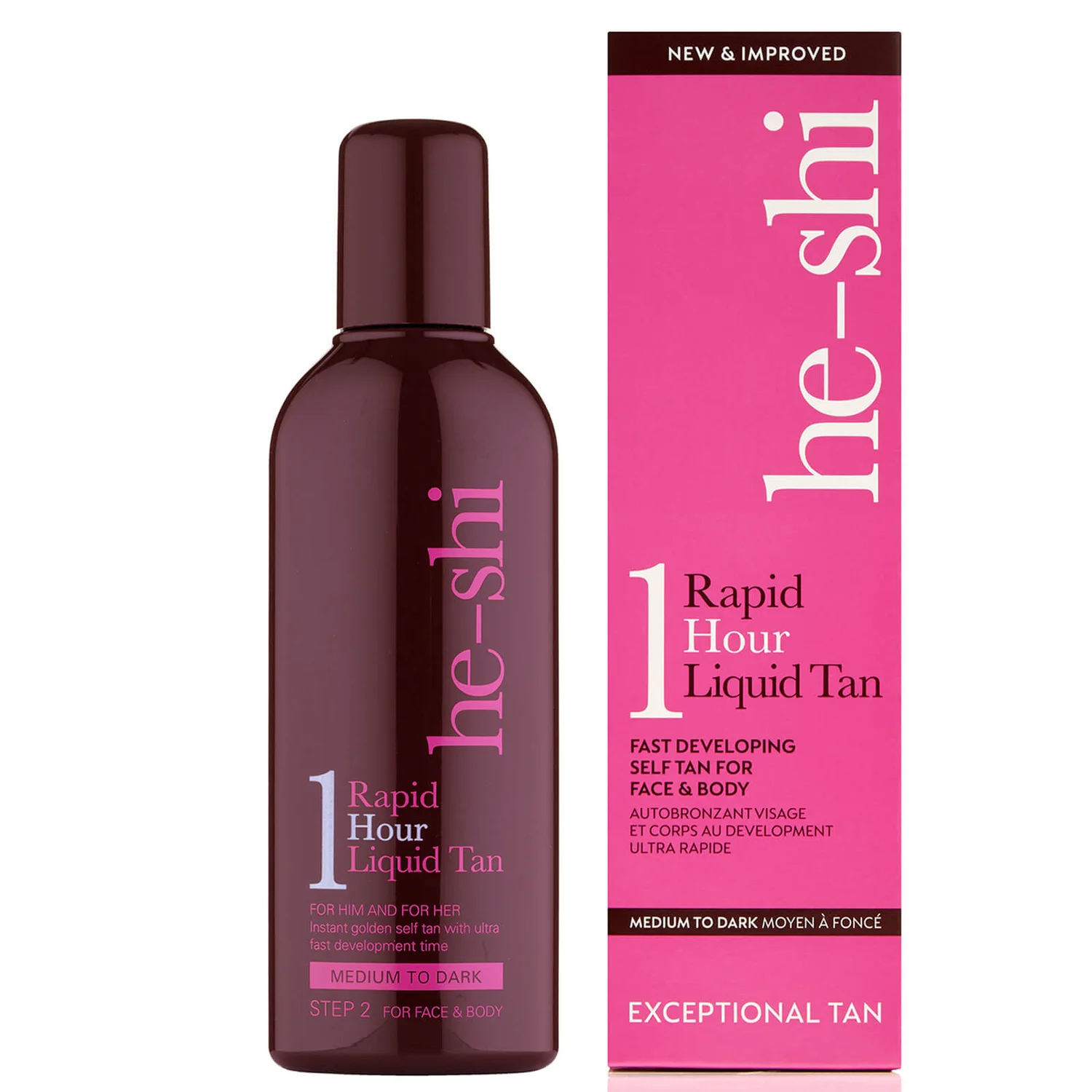 He-Shi Rapid 1 Hour Liquid Tan 150ml 1 He-Shi Rapid 1 Hour Liquid Tan 150ml