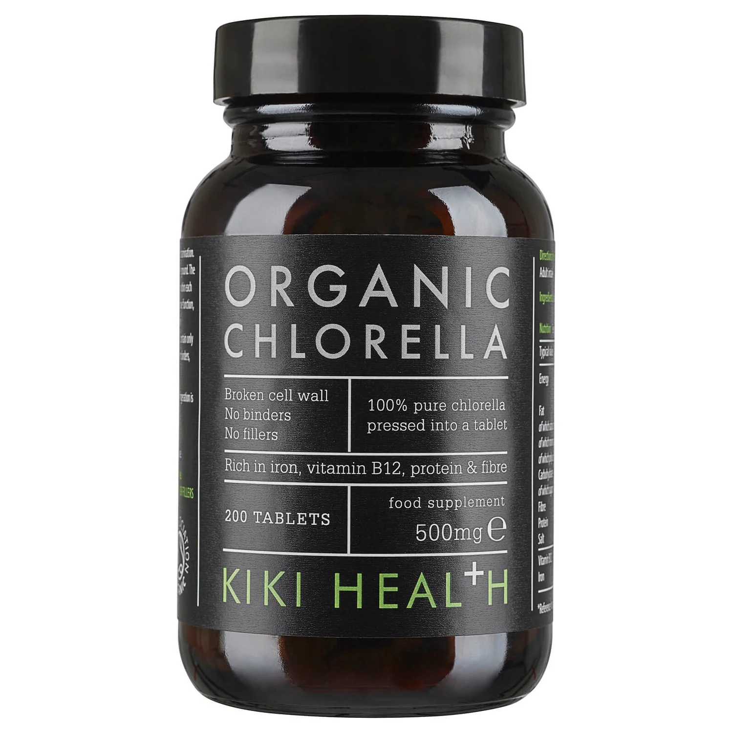 KIKI Health Organic Chlorella Tablets (200 Tablets) 1 KIKI Health Organic Chlorella Tablets (200 Tablets)