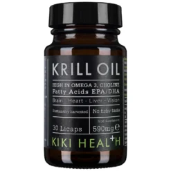 KIKI Health Krill Oil Softgels (30 Capsules)