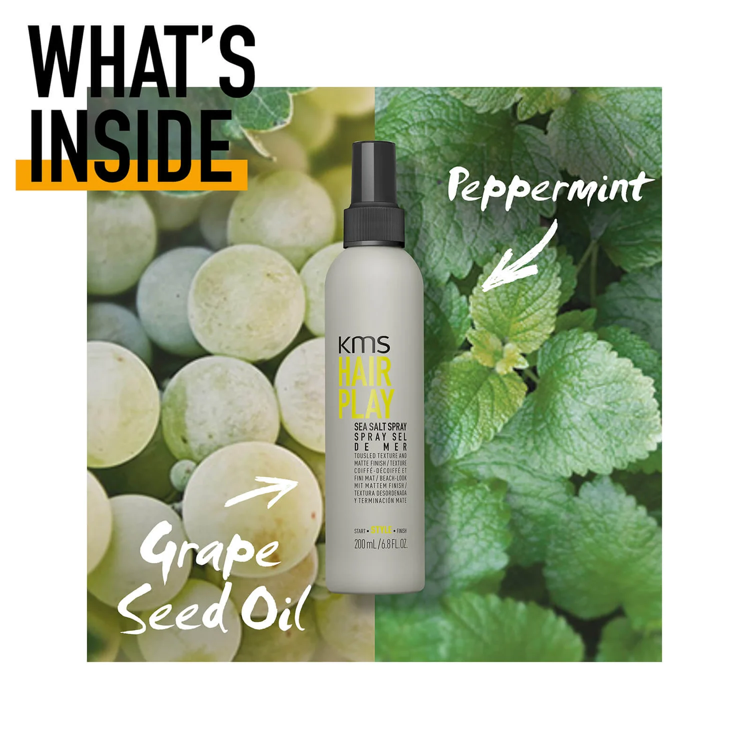 KMS Hairplay Sea Salt Spray 200ml 6 KMS Hairplay Sea Salt Spray 200ml - Image 6