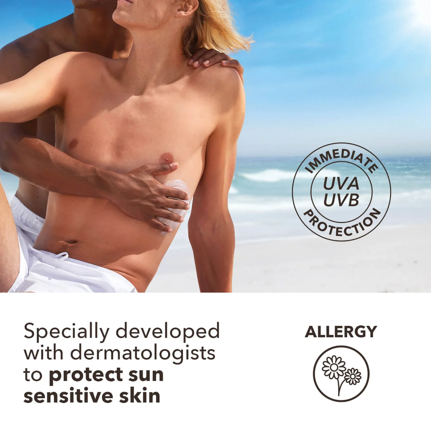 Piz Buin Allergy Sun Sensitive Skin Lotion - Medium SPF15 200ml 3 Piz Buin Allergy Sun Sensitive Skin Lotion - Medium SPF15 200ml - Image 3