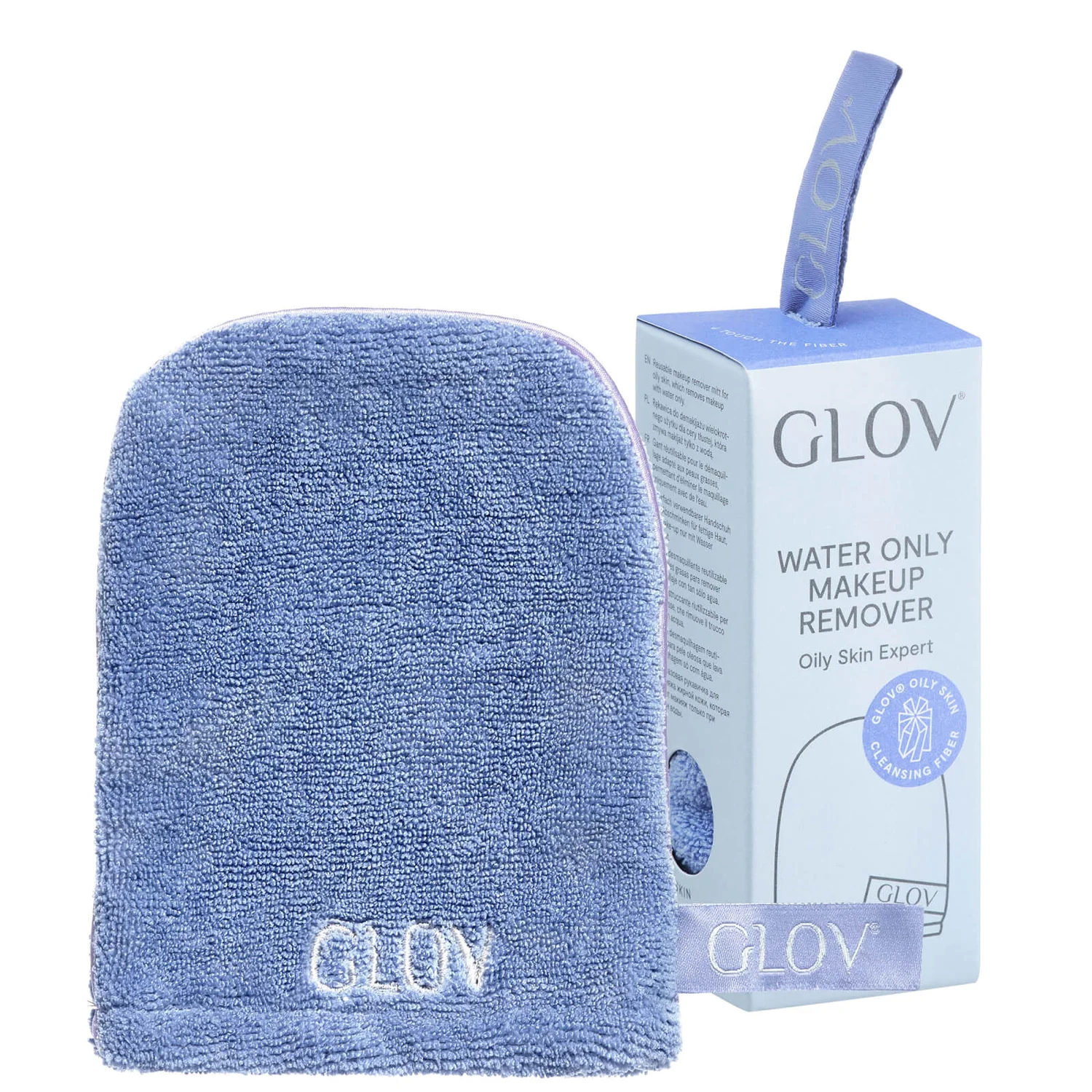 GLOV® Water-Only Makeup Removing And Oily Skin Cleansing Mitt - Purple 1 GLOV® Water-Only Makeup Removing And Oily Skin Cleansing Mitt - Purple