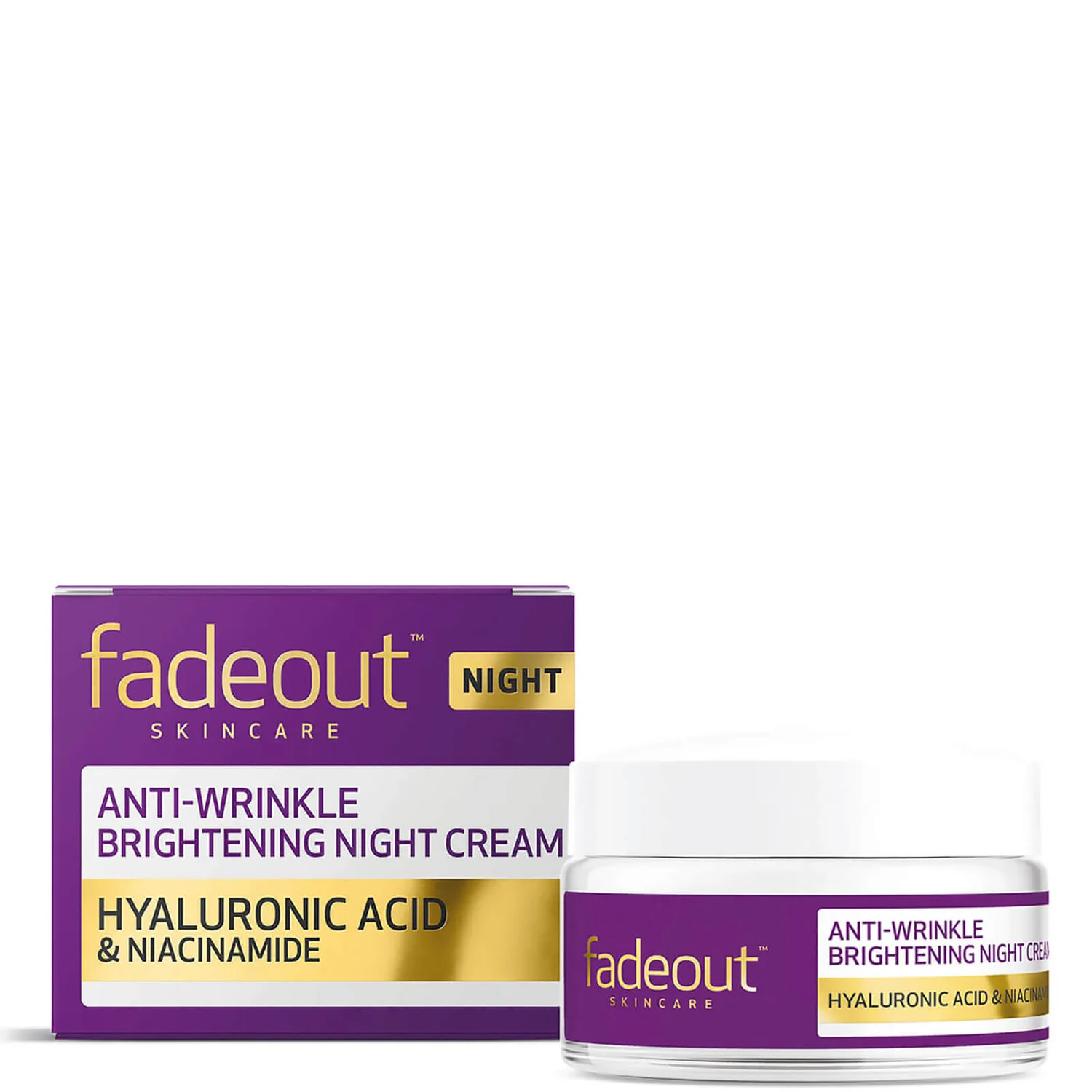 Fade Out Anti-Wrinkle Brightening Night Cream 50ml 1 Fade Out Anti-Wrinkle Brightening Night Cream 50ml