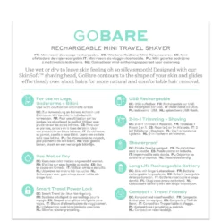 MAGNITONE London Go Bare! Rechargeable Mini Lady Shaver - Green -Skincare Store 11492202 1465062293634842