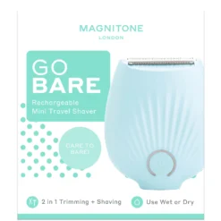 MAGNITONE London Go Bare! Rechargeable Mini Lady Shaver - Green -Skincare Store 11492202 8135062293565644