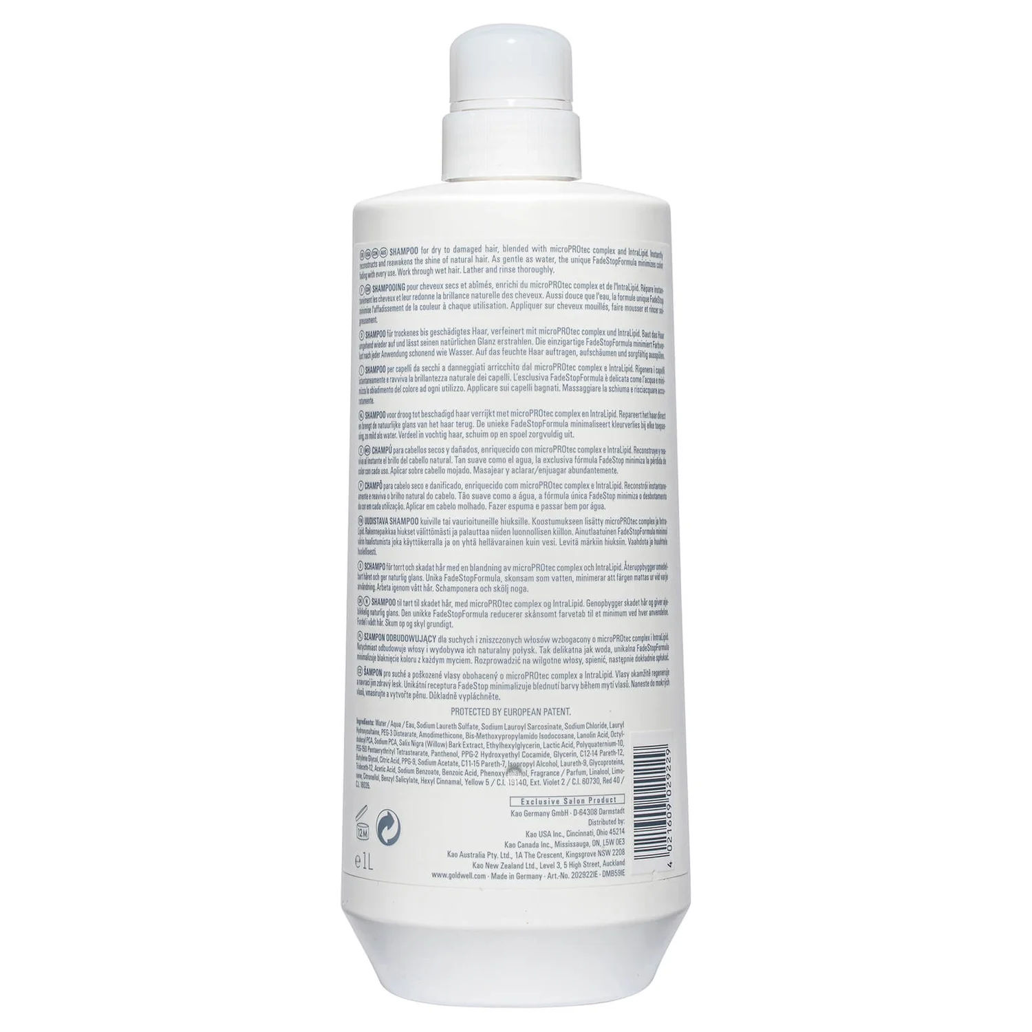 Goldwell Dualsenses Rich Repair Restoring Shampoo 1000ml 2 Goldwell Dualsenses Rich Repair Restoring Shampoo 1000ml - Image 2