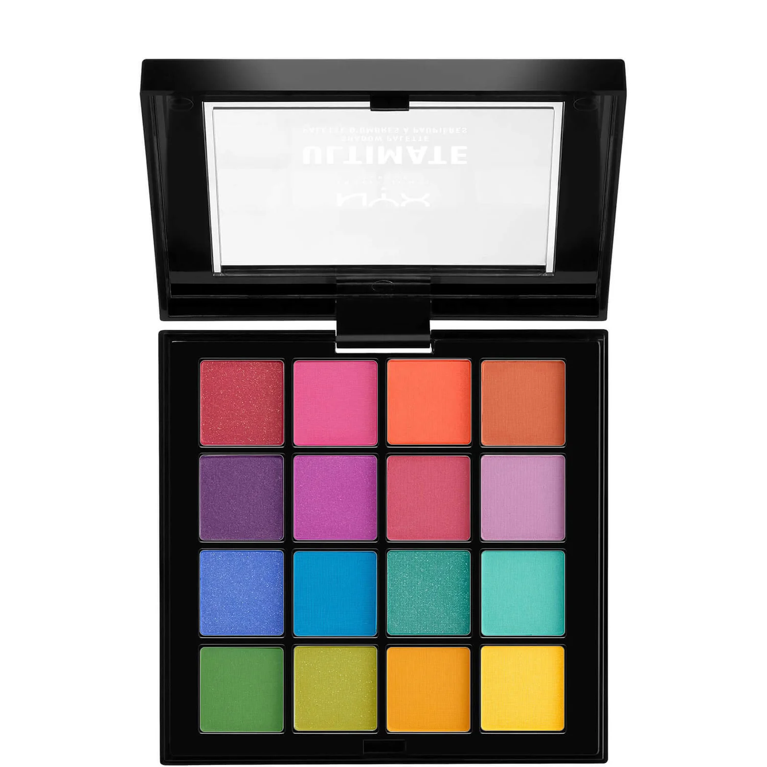NYX Professional Makeup Ultimate Shadow Palette - Brights 2 NYX Professional Makeup Ultimate Shadow Palette - Brights - Image 2