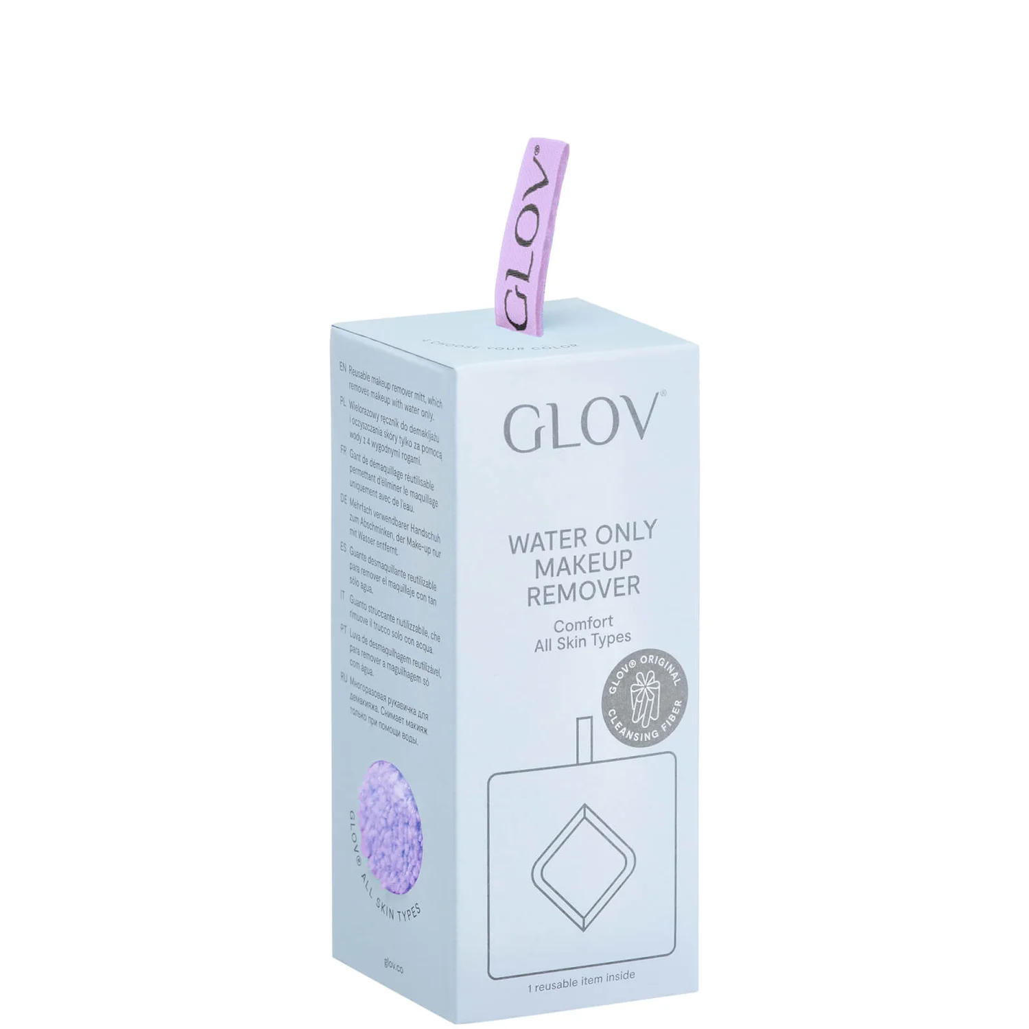 GLOV® Water-Only Deep Pore Cleansing Towel - Very Berry 5 GLOV® Water-Only Deep Pore Cleansing Towel - Very Berry - Image 5