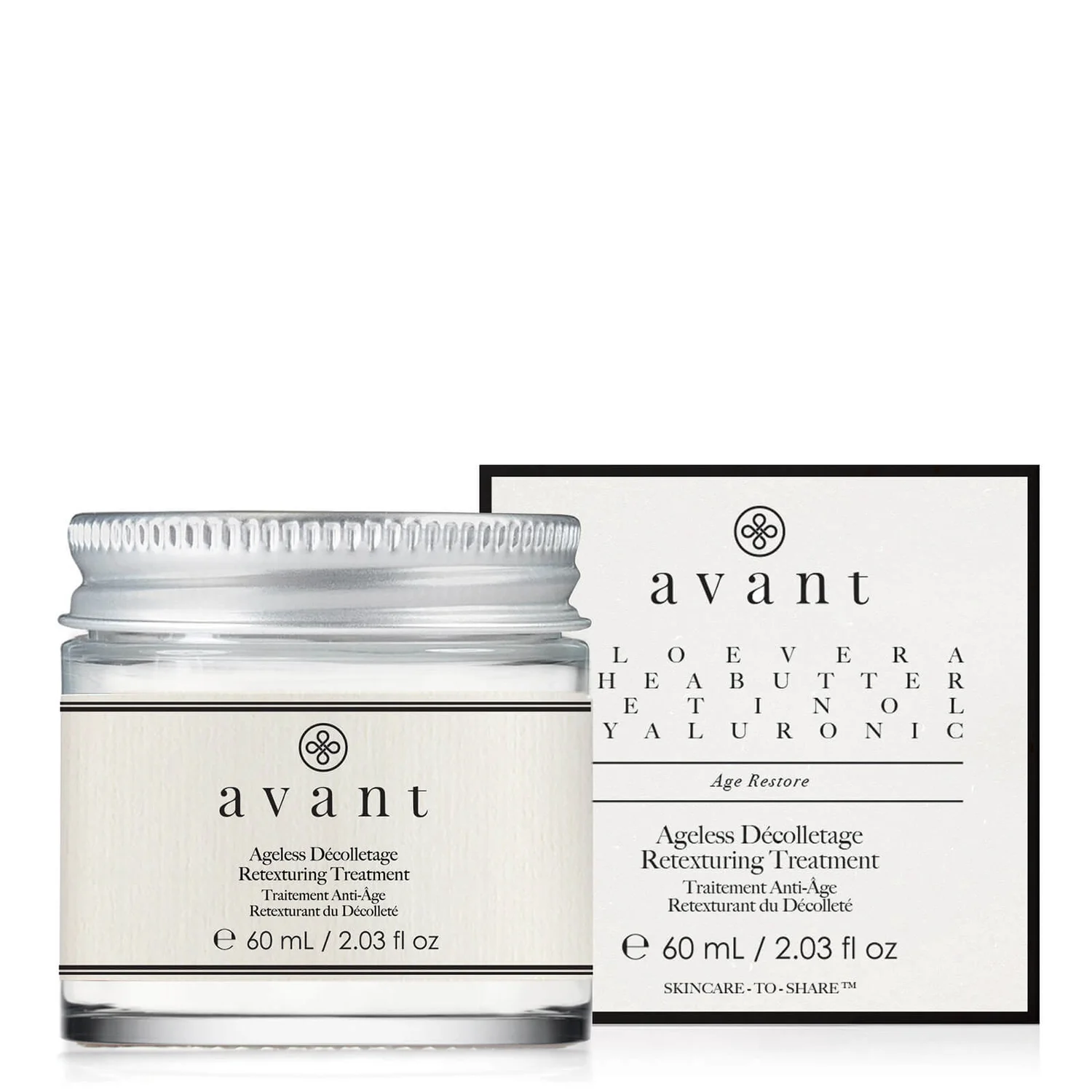 Avant Skincare Ageless Decolletage Retexturing Treatment 60ml 1 Avant Skincare Ageless Decolletage Retexturing Treatment 60ml