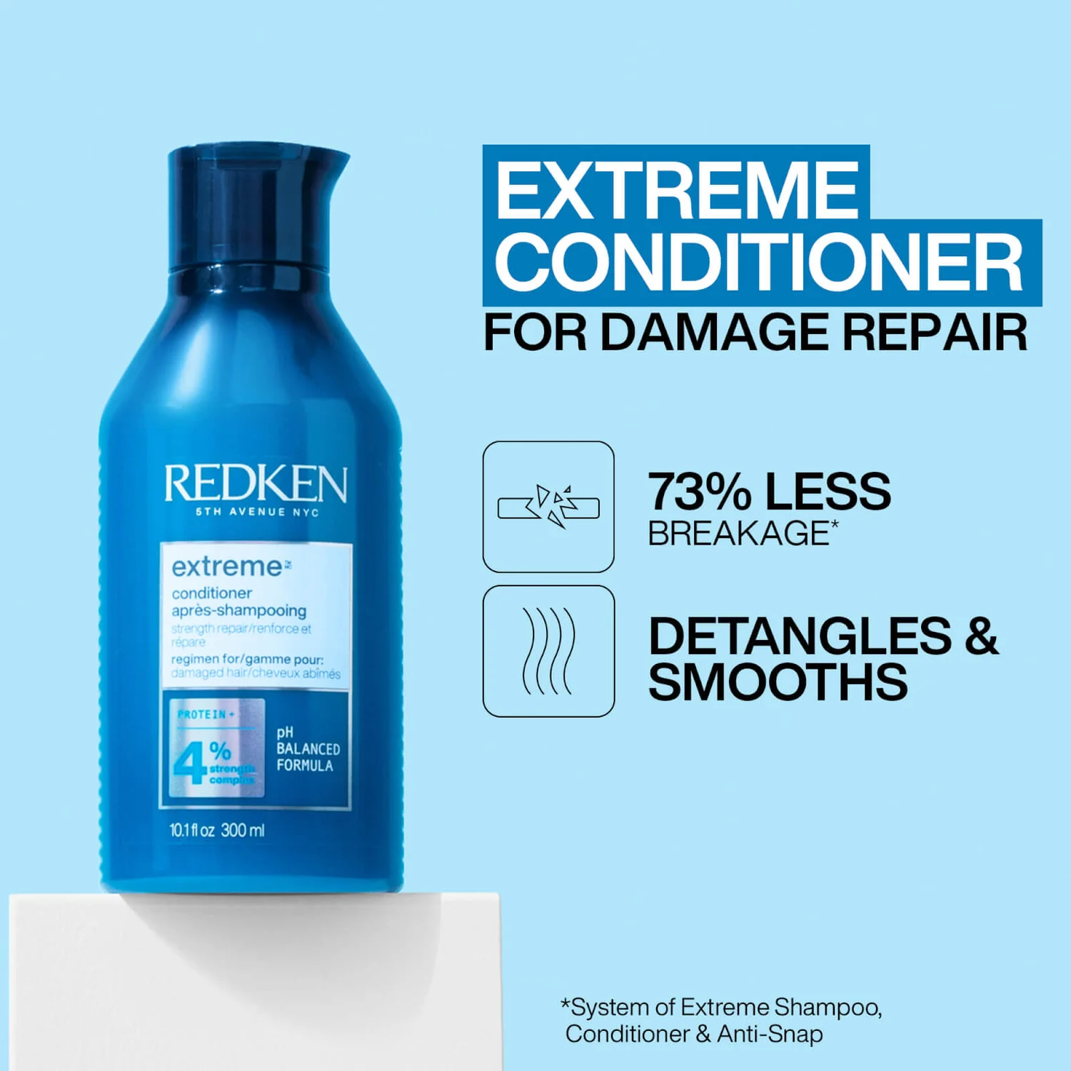 Redken Extreme Conditioner Duo (2 X 300ml) 6 Redken Extreme Conditioner Duo (2 X 300ml) - Image 6