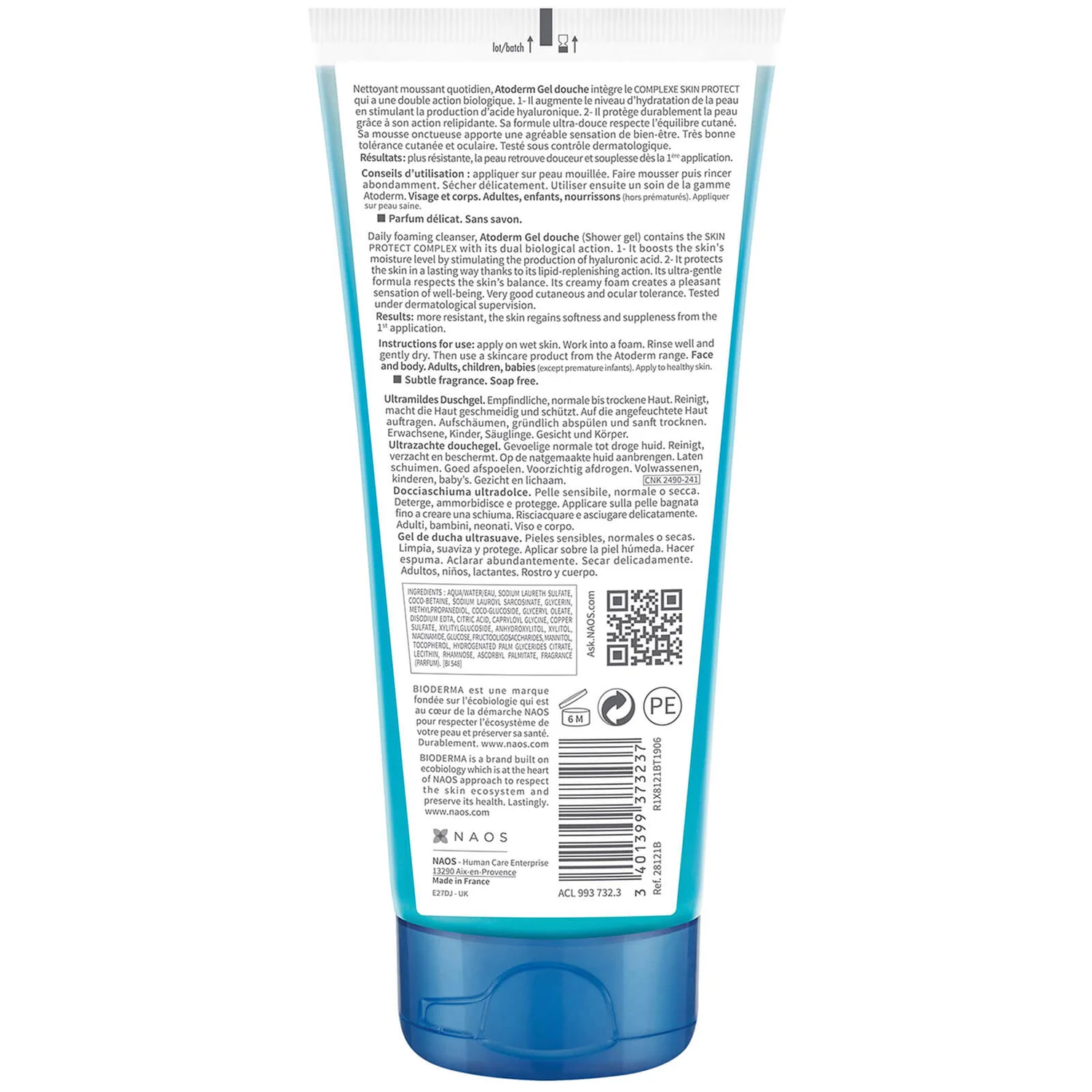 Bioderma Atoderm Body Wash Sensitive Skin 200ml 2 Bioderma Atoderm Body Wash Sensitive Skin 200ml - Image 2