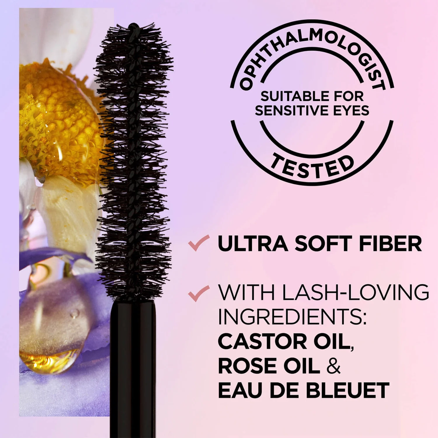L’Oréal Paris L’Oréal Castor Oil-Enriched Paradise Volumising Mascara - Black 6.4ml 5 L’Oréal Paris L’Oréal Castor Oil-Enriched Paradise Volumising Mascara - Black 6.4ml - Image 5