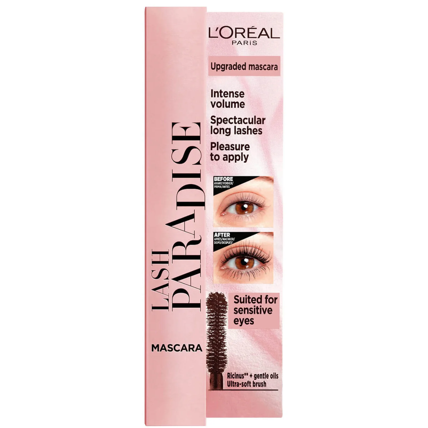 L’Oréal Paris L’Oréal Castor Oil-Enriched Paradise Volumising Mascara - Black 6.4ml 1 L’Oréal Paris L’Oréal Castor Oil-Enriched Paradise Volumising Mascara - Black 6.4ml