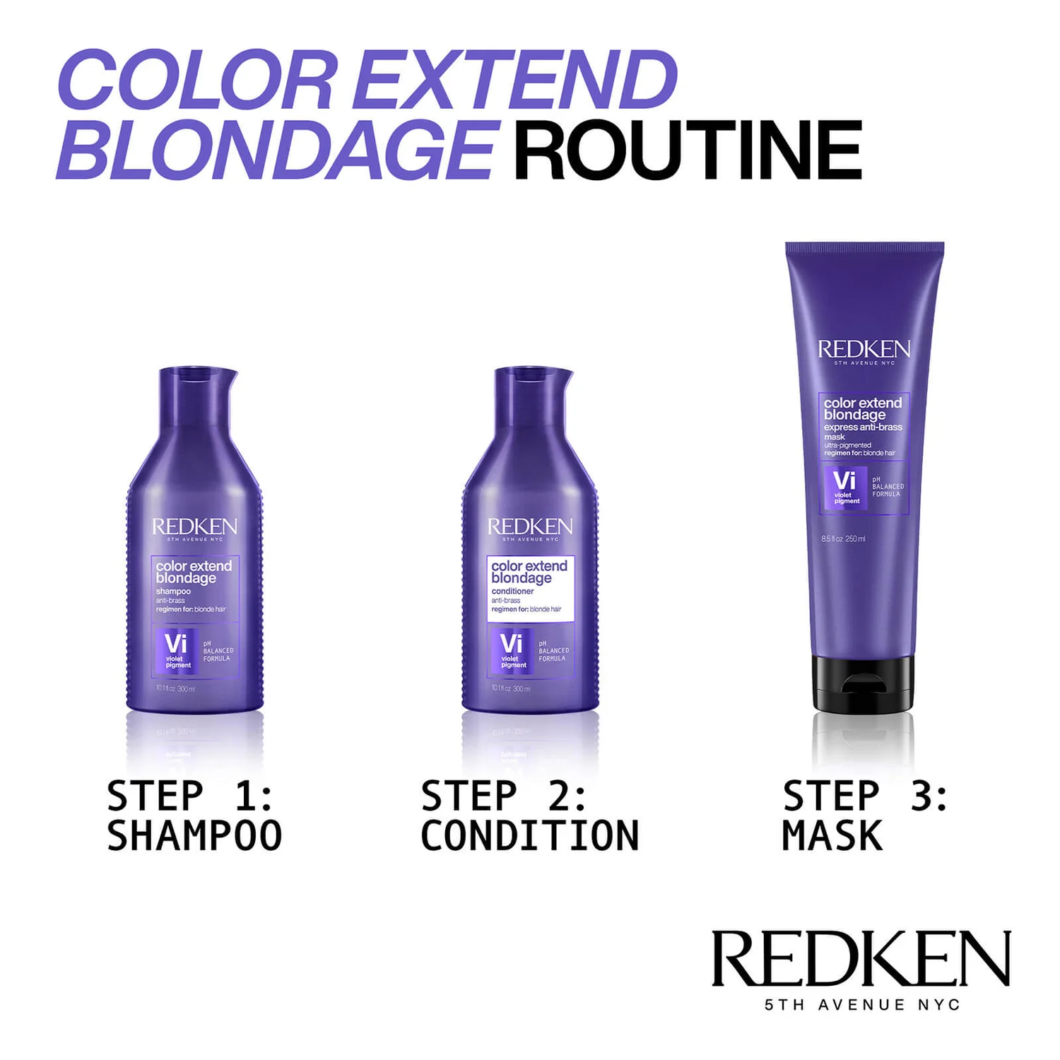 Redken Color Extend Blondage Conditioner 300ml 5 Redken Color Extend Blondage Conditioner 300ml - Image 5