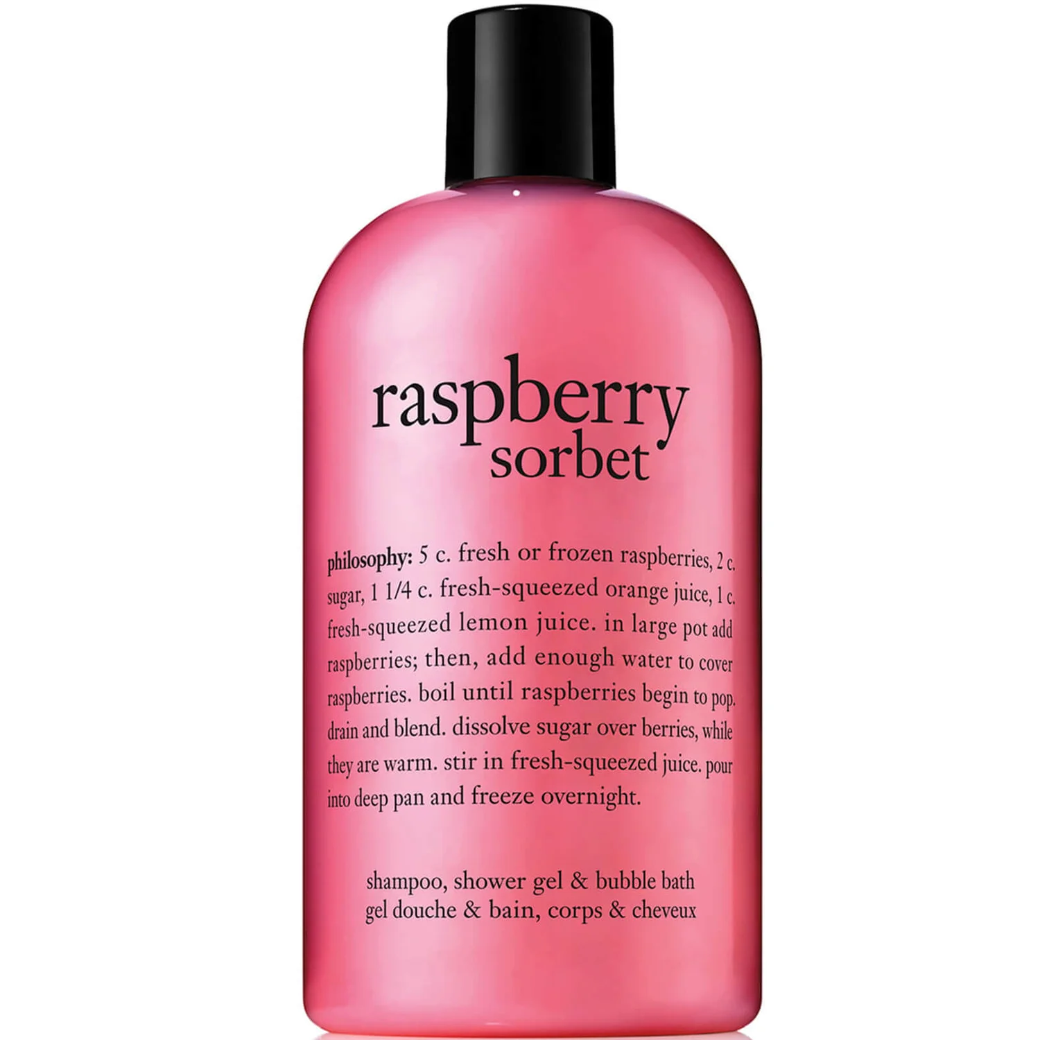 Philosophy Raspberry Sorbet Shampoo, Bath And Shower Gel 480ml 1 Philosophy Raspberry Sorbet Shampoo, Bath And Shower Gel 480ml