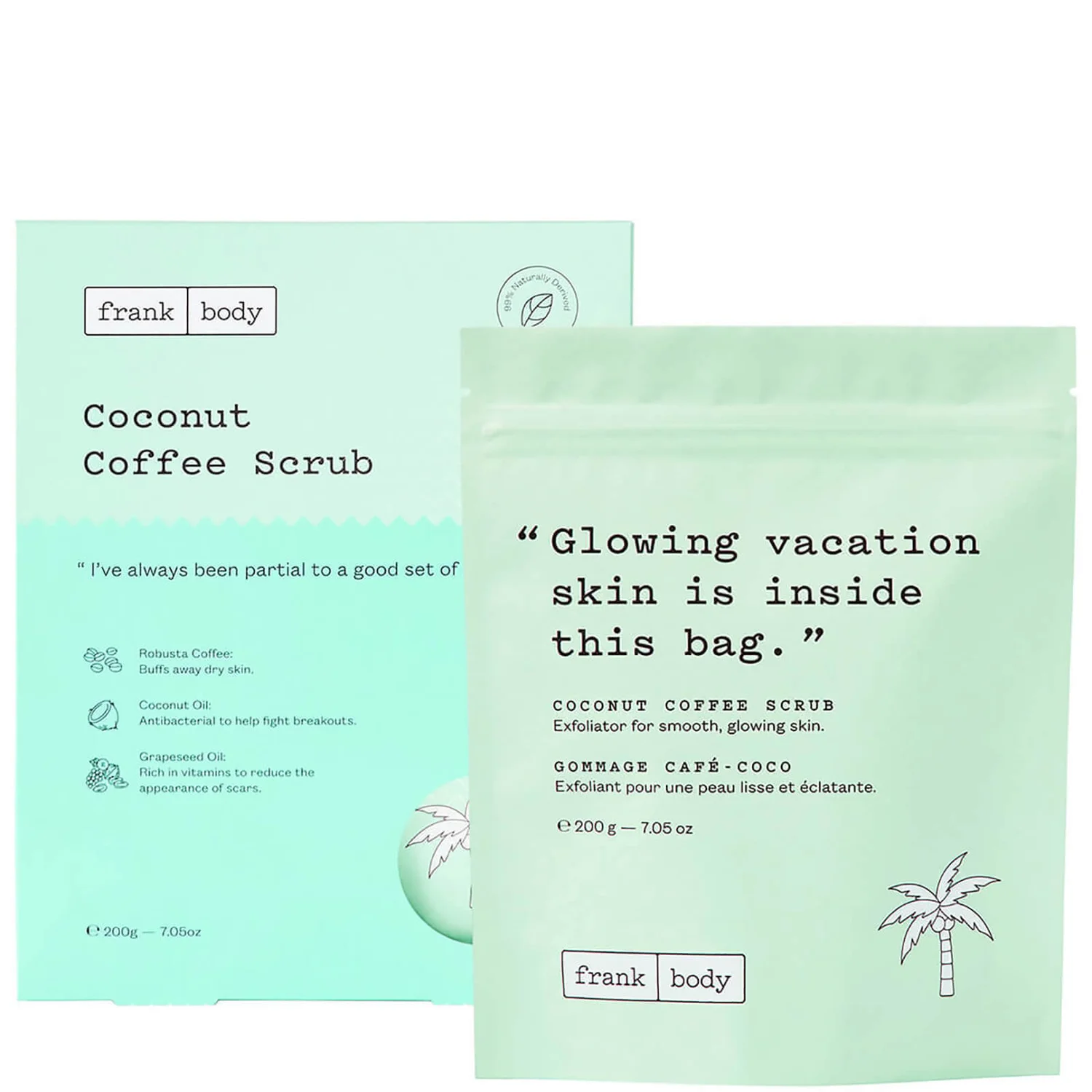 Frank Body Coconut Coffee Scrub 200g 2 Frank Body Coconut Coffee Scrub 200g - Image 2