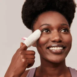 GLOV® Blue Water-Only Makeup Removing Mitt For Dry Skin With Fiber Soap Set -Skincare Store 11802997 1455073153371637