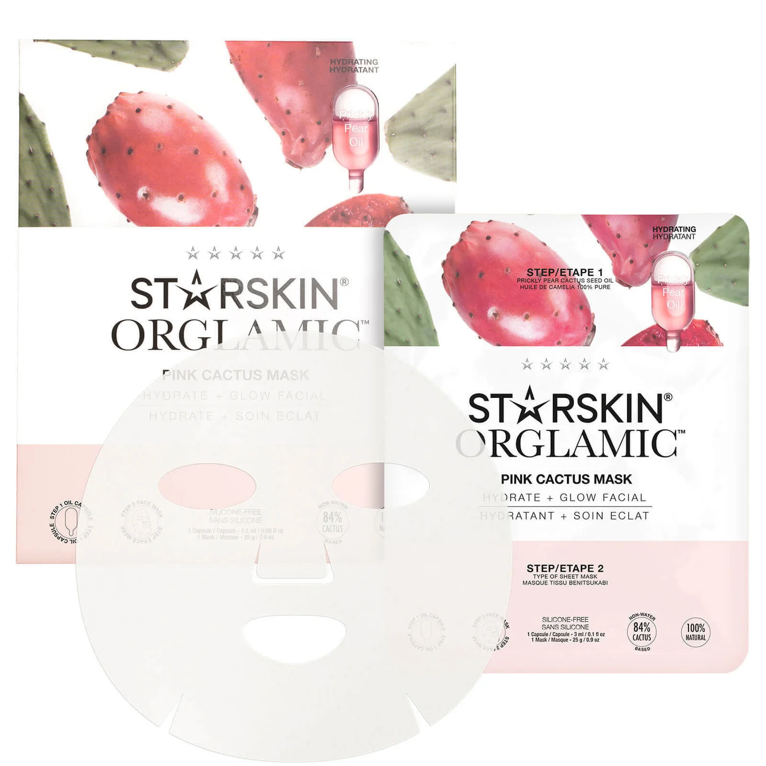 STARSKIN Orglamic Pink Cactus Oil Mask 1 STARSKIN Orglamic Pink Cactus Oil Mask