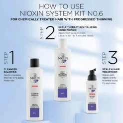 NIOXIN 3-Part System 6 Cleanser Shampoo For Chemically Treated Hair With Progressed Thinning 1000ml -Skincare Store 11834765 1274835532247500