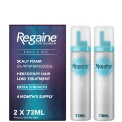 Regaine Women's Once A Day Hair Loss And Regrowth Scalp Foam Treatment With Minoxidil 2 X 73ml