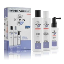 NIOXIN 3-Part System 5 Trial Kit For Chemically Treated Hair With Light Thinning