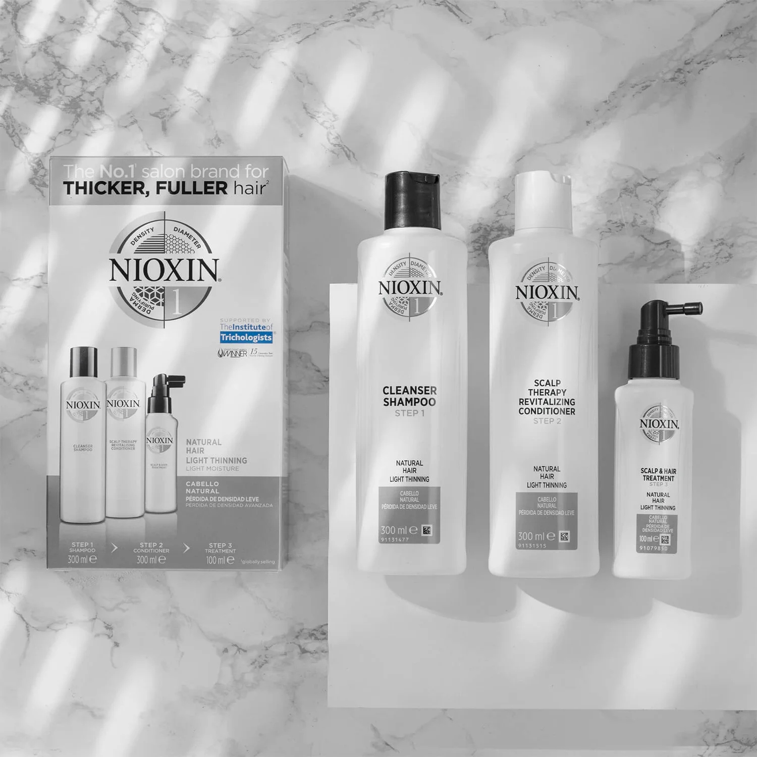 NIOXIN 3-Part System 1 Scalp Therapy Revitalising Conditioner For Natural Hair With Light Thinning 300ml 2 NIOXIN 3-Part System 1 Scalp Therapy Revitalising Conditioner For Natural Hair With Light Thinning 300ml - Image 2