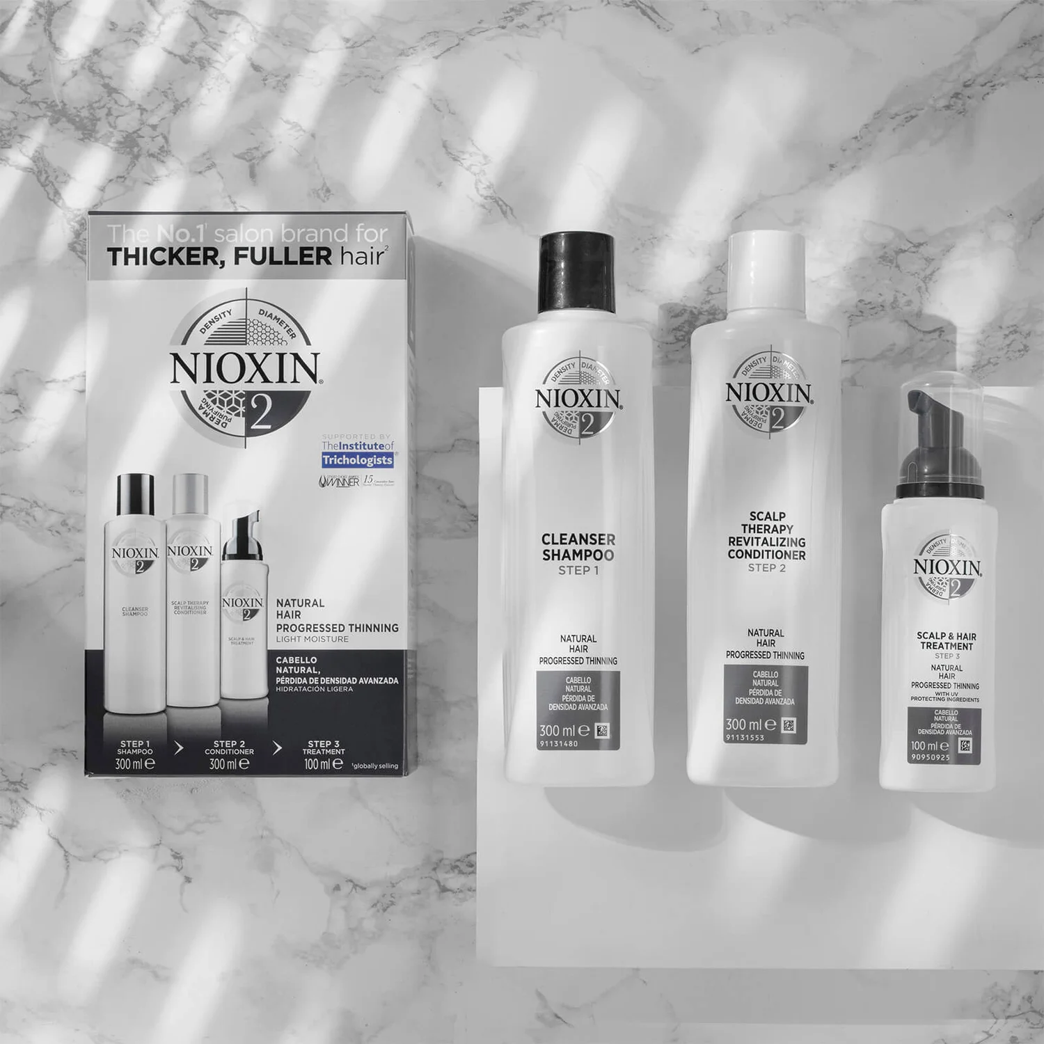 NIOXIN 3-Part System 2 Cleanser Shampoo For Natural Hair With Progressed Thinning 300ml 2 NIOXIN 3-Part System 2 Cleanser Shampoo For Natural Hair With Progressed Thinning 300ml - Image 2