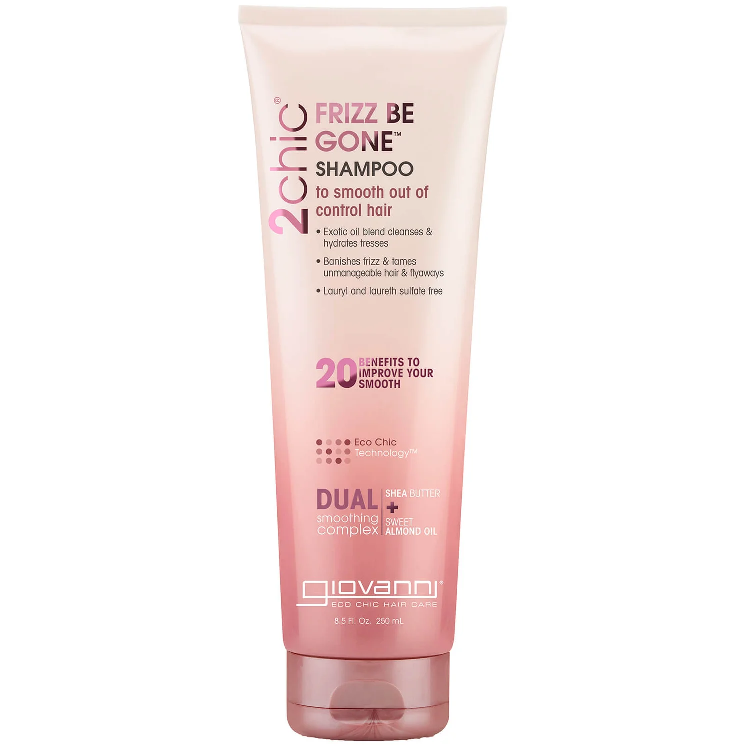 Giovanni 2chic Frizz Be Gone Shampoo 250ml 1 Giovanni 2chic Frizz Be Gone Shampoo 250ml