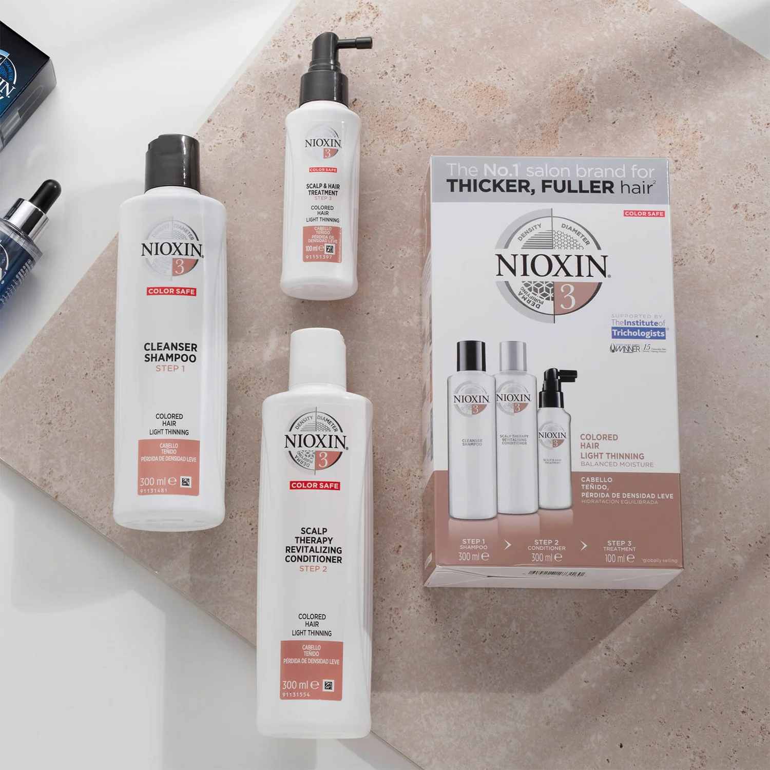 NIOXIN 3-Part System 3 Loyalty Kit For Coloured Hair With Light Thinning 4 NIOXIN 3-Part System 3 Loyalty Kit For Coloured Hair With Light Thinning - Image 4