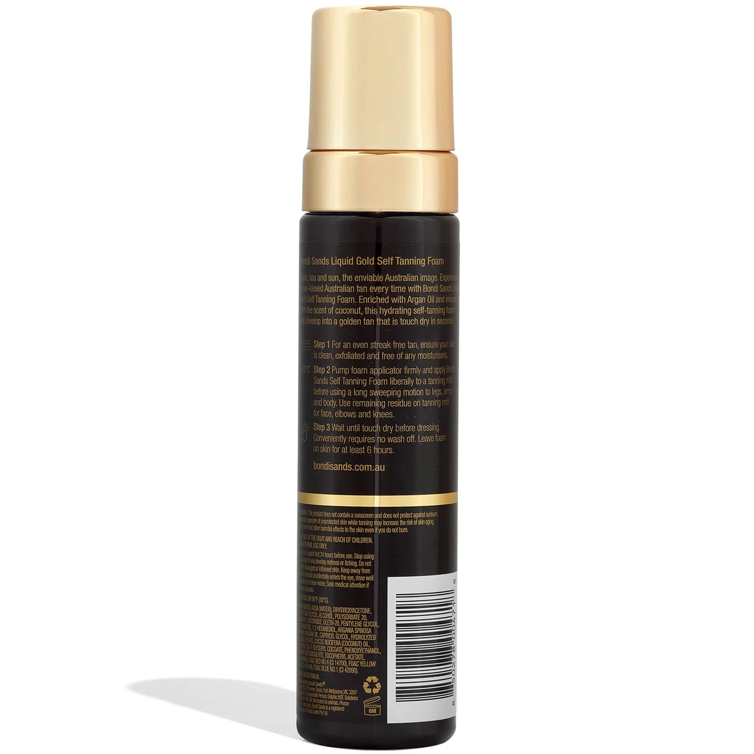 Bondi Sands Liquid Gold Self Tanning Foam 2 Bondi Sands Liquid Gold Self Tanning Foam - Image 2