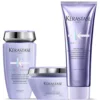 Kérastase Blond Absolu Ultra Violet Shampoo, Masque And Conditioner Trio